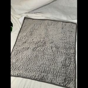 NEW Hotel Collection Velvet Quilted (1) Euro Pillow‎ Case